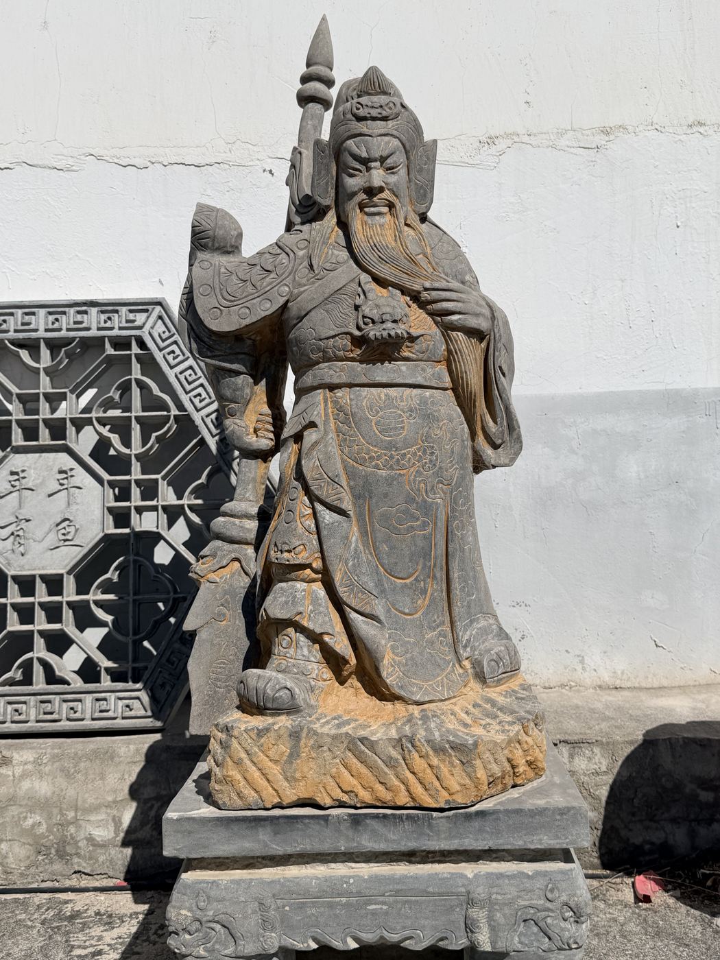 Figurative stone sculpture